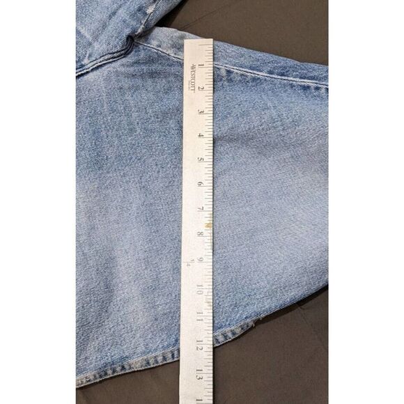 Rustler Mens 1970s Boot Cut Blue Jeans Medium Wash Denim Cotton USA 42x30 West - Picture 4 of 13